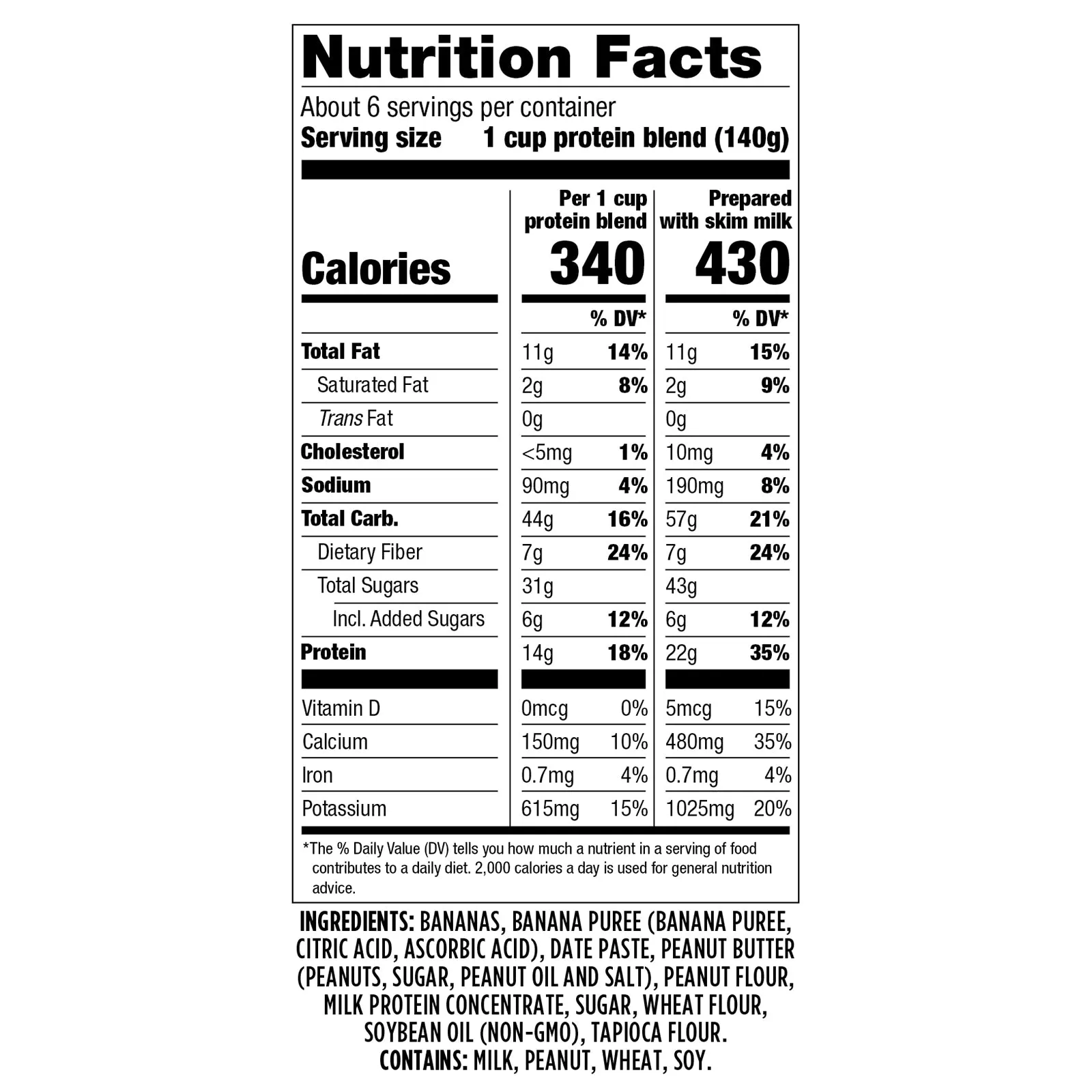 Protein Blend - Banana Peanut Butter