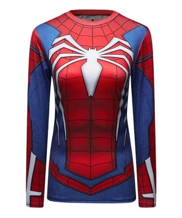 PS4 SPIDERMAN Women's Gym Shirt