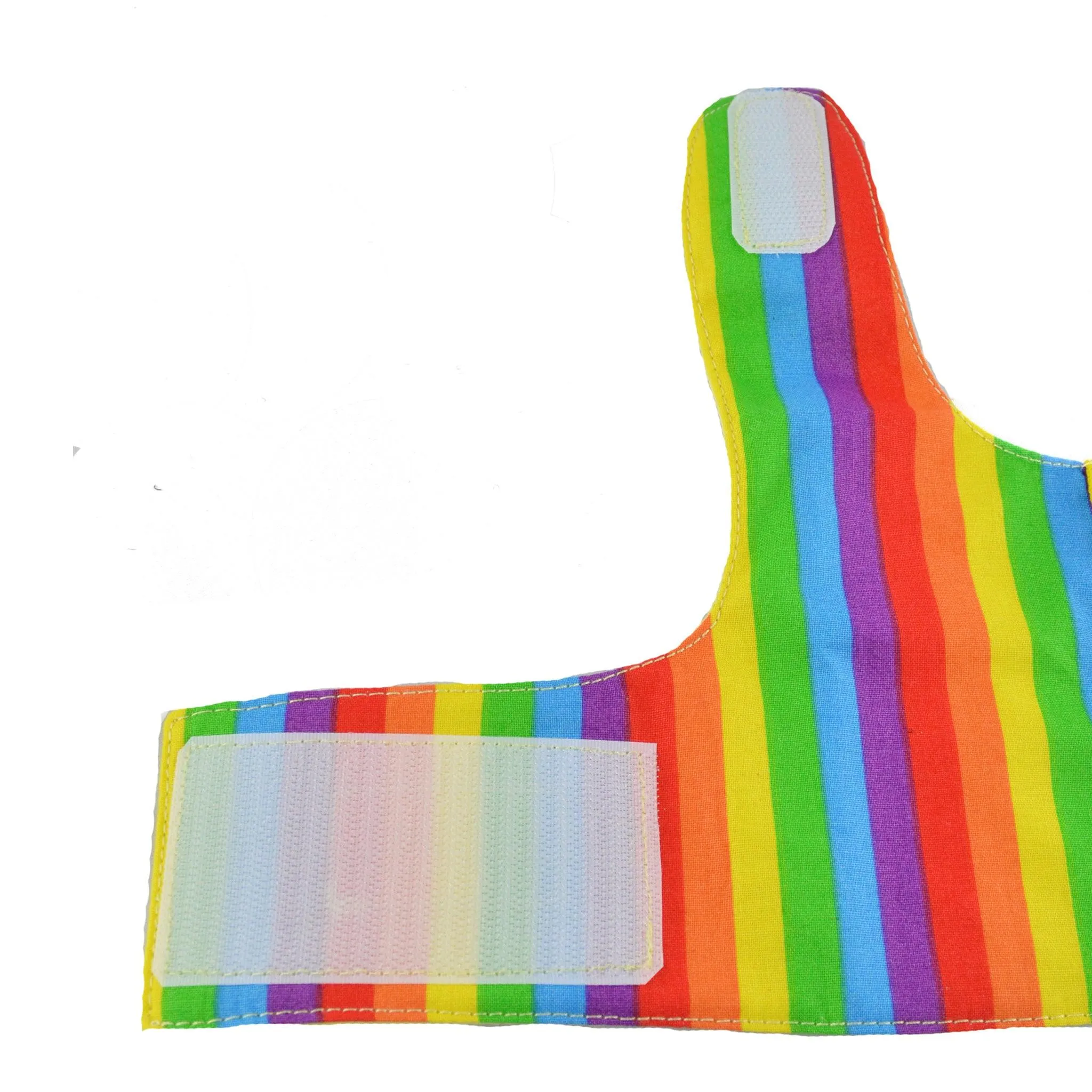 Rainbow Stripe Pride Dog Vest Harness