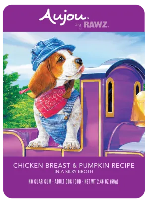 Rawz Aujou Chicken Breast & Pumpkin Pouch Dog Food