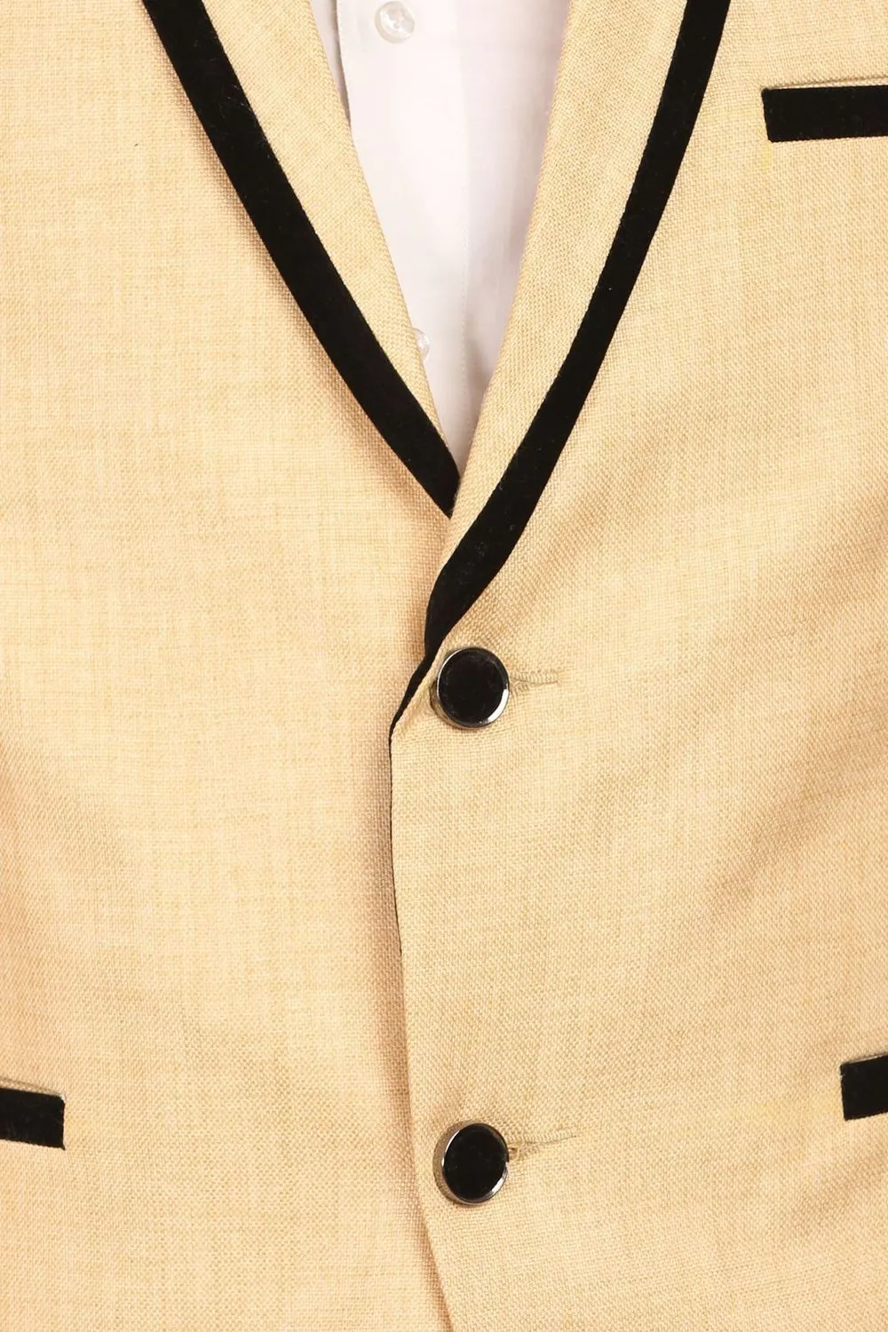 Rayon Beige Blazer
