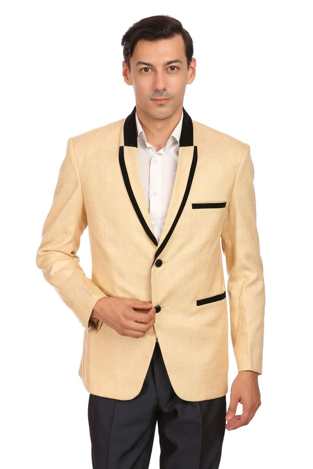 Rayon Beige Blazer