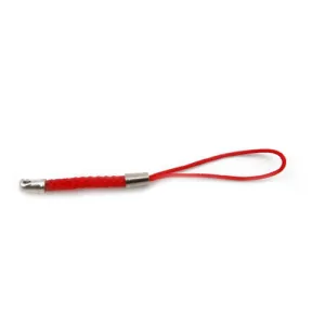 Red,7.5MM Handmade  Cell Phone Lanyards,sold 200 strip per pkg