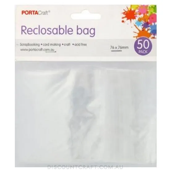 Resealable Bag 76x76mm 50pk