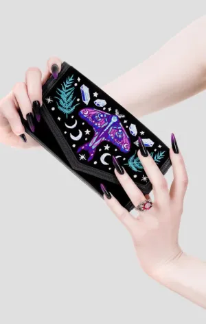 Restyle Enchanted Forest Wallet Gothic Moth Crystal Design
