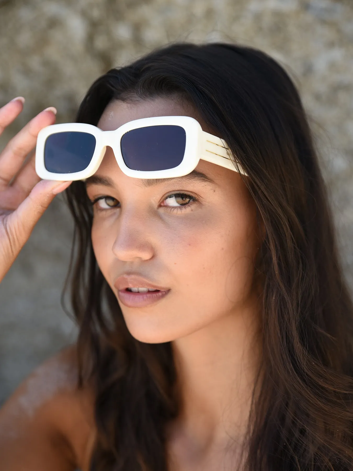 RETRO - Sunglasses • Cream White