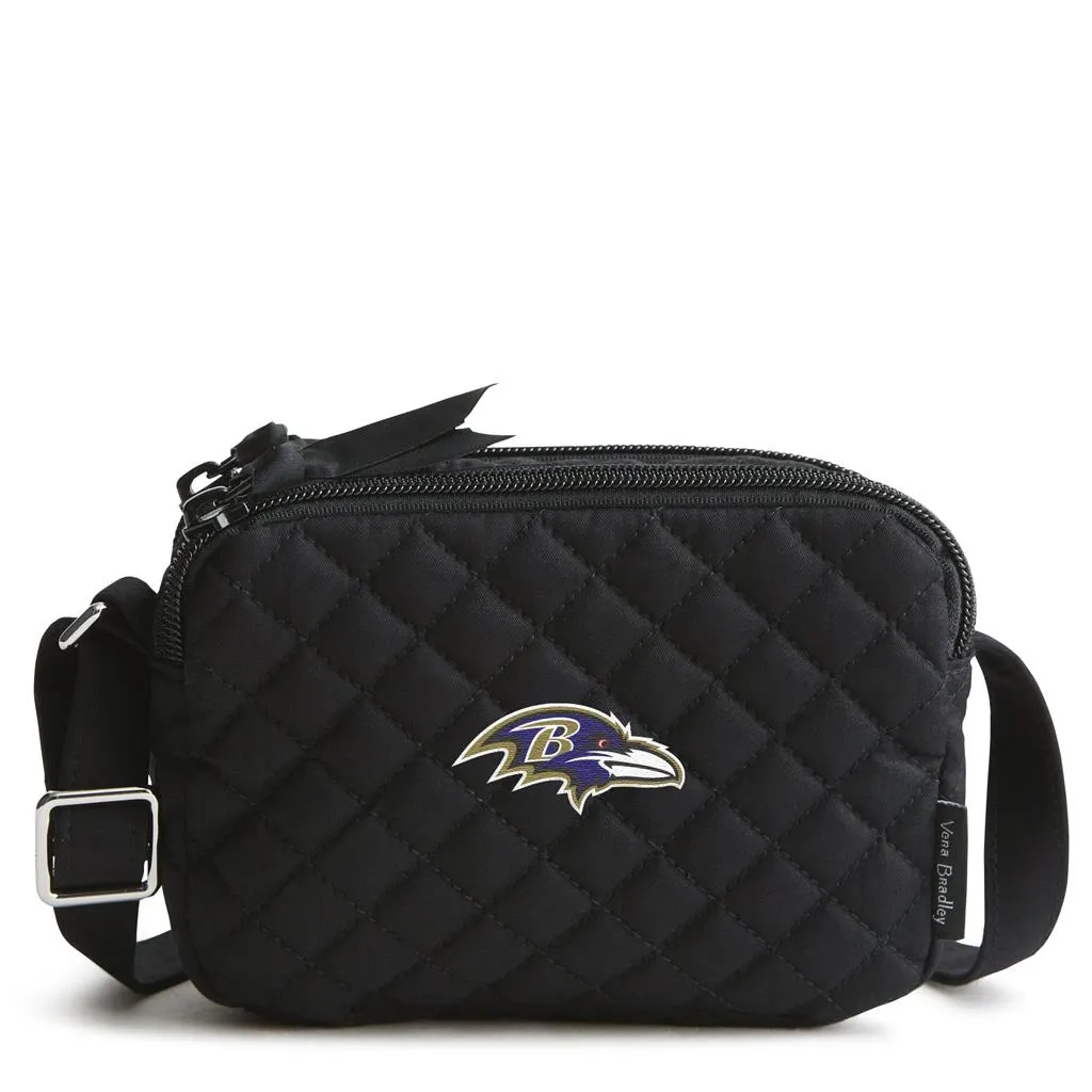 RFID Small Stadium Crossbody Bag, Ravens