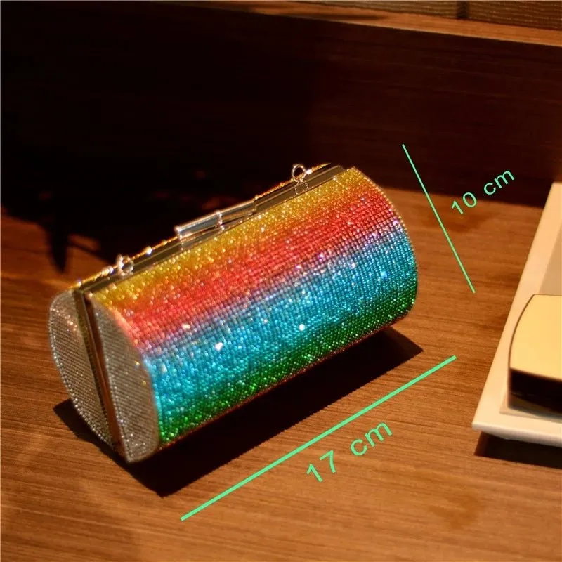 Rhinestone Evening Clutches Crystal Evening Bags