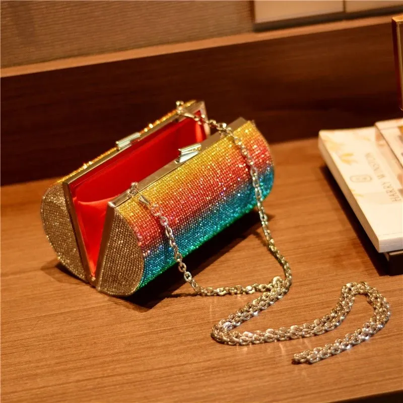Rhinestone Evening Clutches Crystal Evening Bags