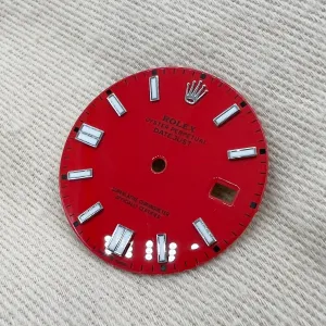 Rolex Oyster Perpetual Date Just Red Dial With Date 36mm