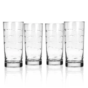 Rolf Glass - School of Fish 15oz Cooler Highball
