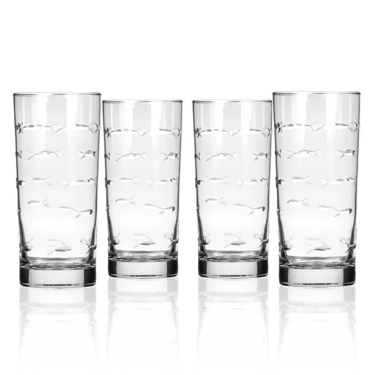Rolf Glass - School of Fish 15oz Cooler Highball