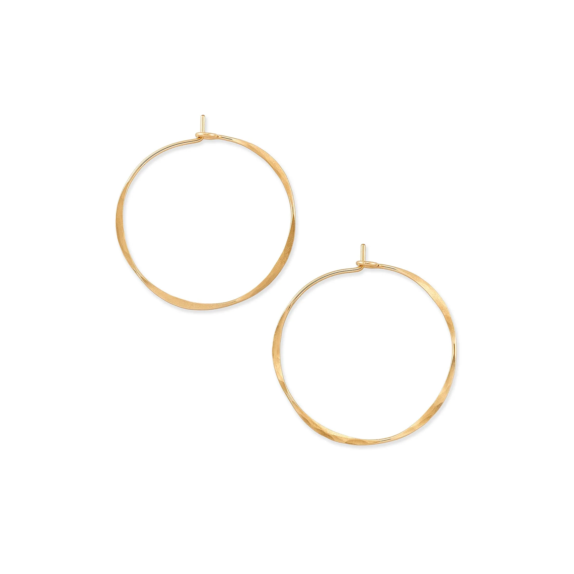 Round Hoop Earrings | Wedding Party Set
