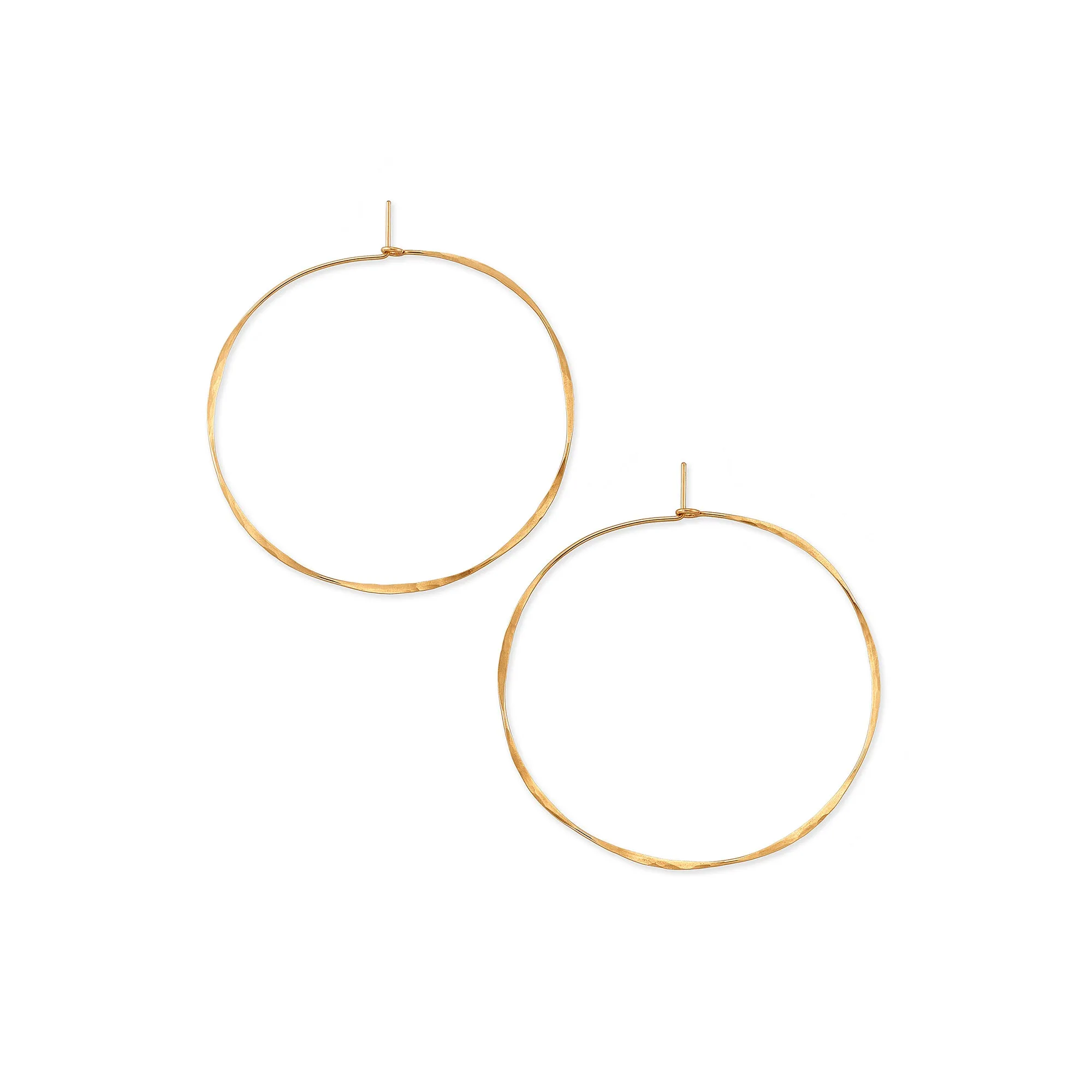 Round Hoop Earrings | Wedding Party Set