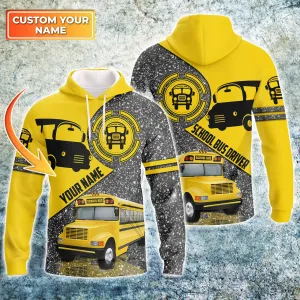 School Bus Driver Custom Name - 1234