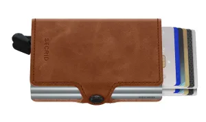 Secrid Twin Wallet Vintage Cognac-Silver