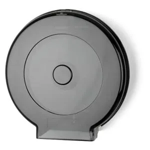 Senior 12" Jumbo Bath Tissue Dispenser with Adaptor  - Black Translucent - RD005902F