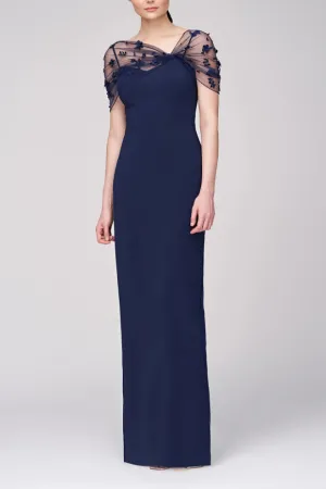 Sheath Spaghetti Straps Floor Length Mother of The Bride Dress