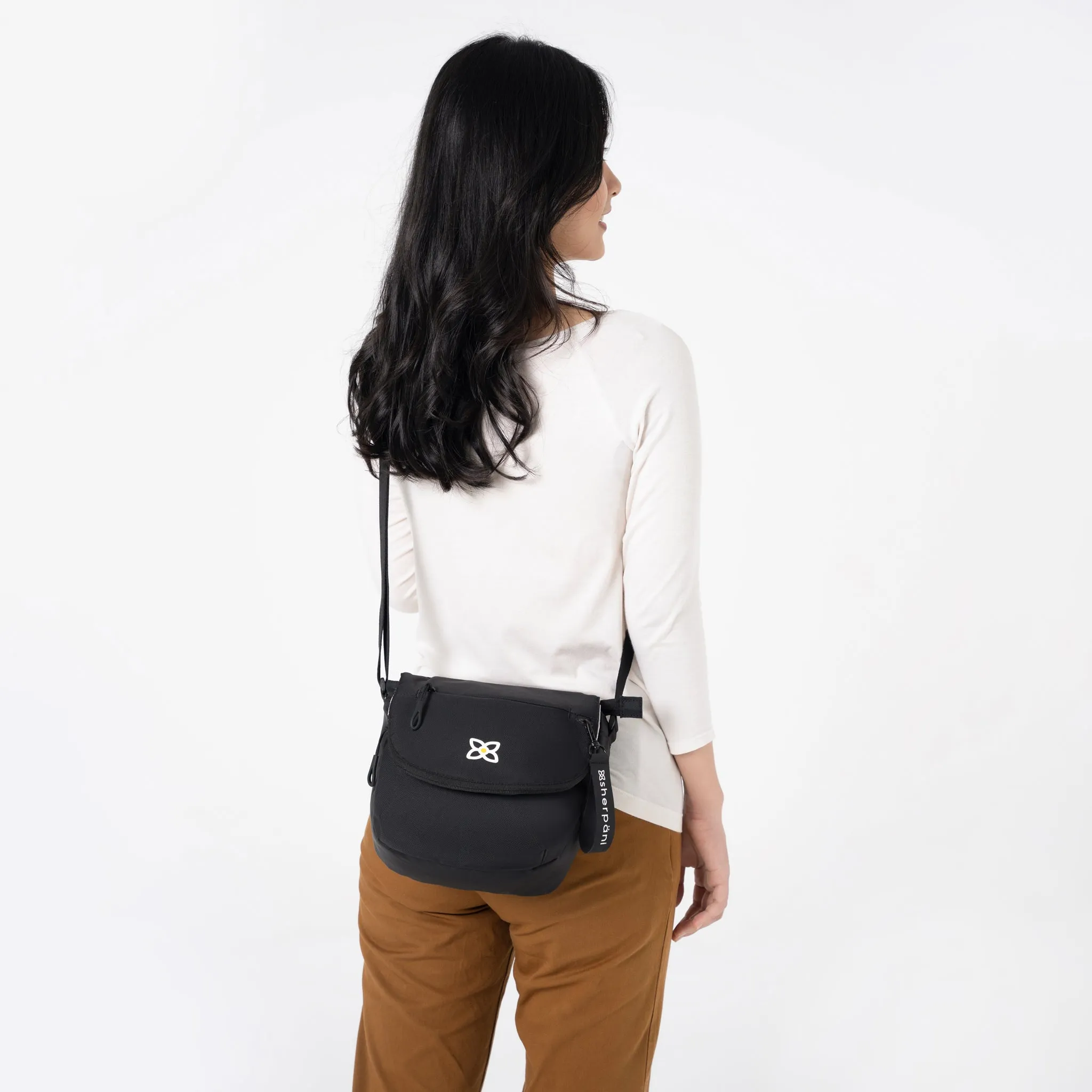 Sherpani Milli Crossbody Shoulder Bag raven