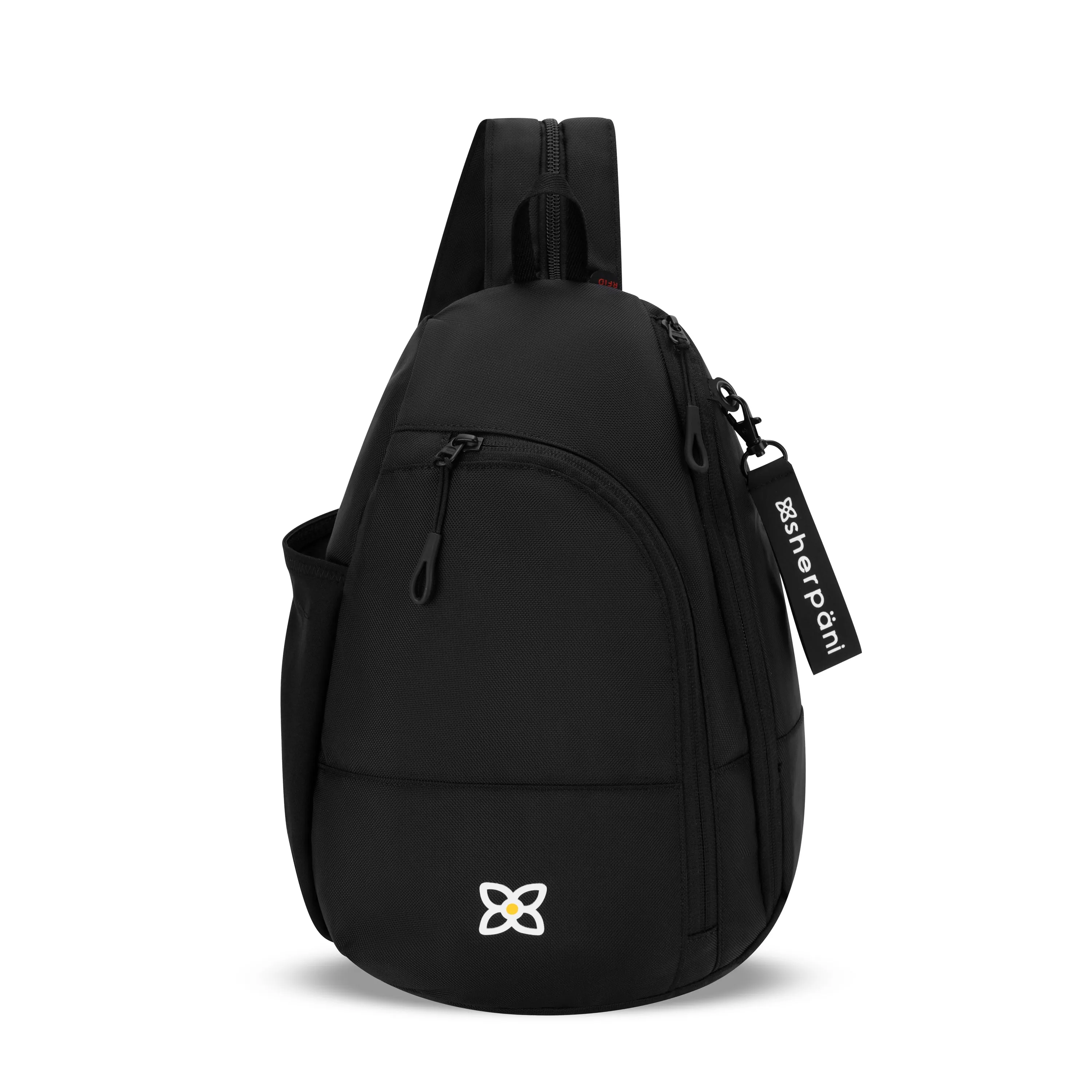 Sherpani Wayfarer Convertible Sling Backpack raven
