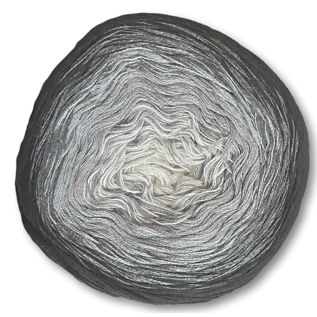SILVER STAR - Embossed Leaves Hooded Cowl KIT