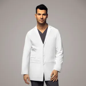 Slate 7172 Men's 34 Inch Doctors Coat White