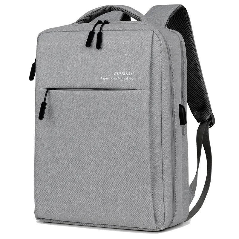 Sleek Laptop Backpack: Stylish Design, USB Charging Port, Water-Resistant