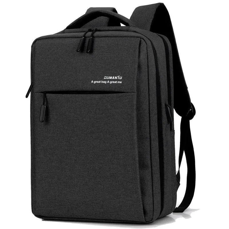Sleek Laptop Backpack: Stylish Design, USB Charging Port, Water-Resistant