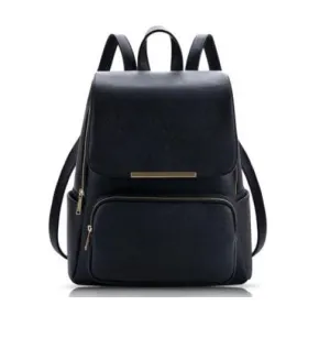 Small 8 L Backpack Casual College Backpack Bags For Women And Girls  (Black)