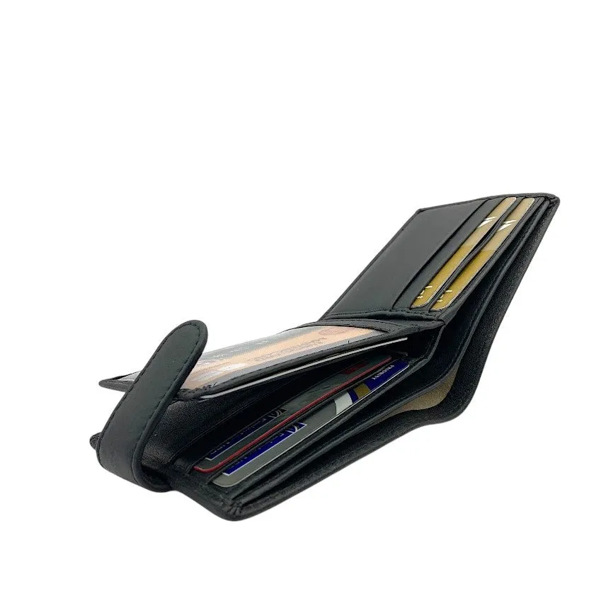 Smooth Top Grain Billfold Wallet # 1074 CC LOOP