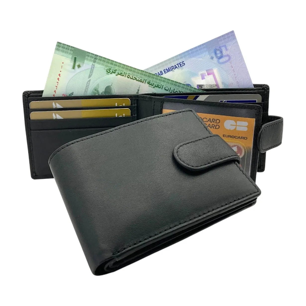 Smooth Top Grain Billfold Wallet # 1074 CC LOOP