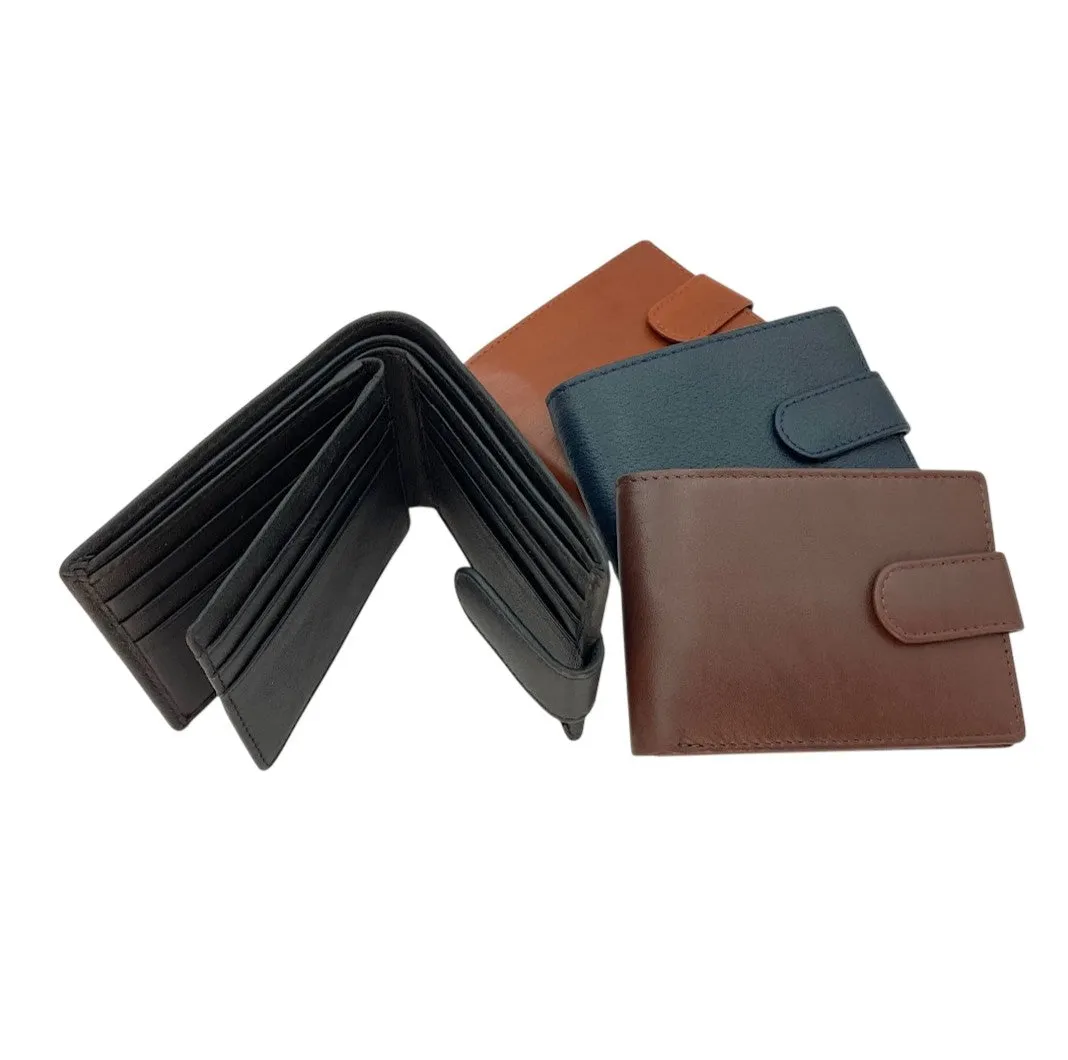 Smooth Top Grain Billfold Wallet # 1074 CC LOOP
