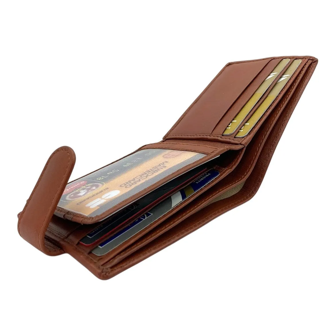 Smooth Top Grain Billfold Wallet # 1074 CC LOOP