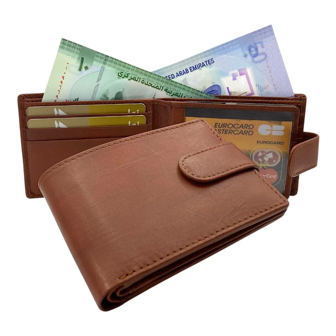 Smooth Top Grain Billfold Wallet # 1074 CC LOOP