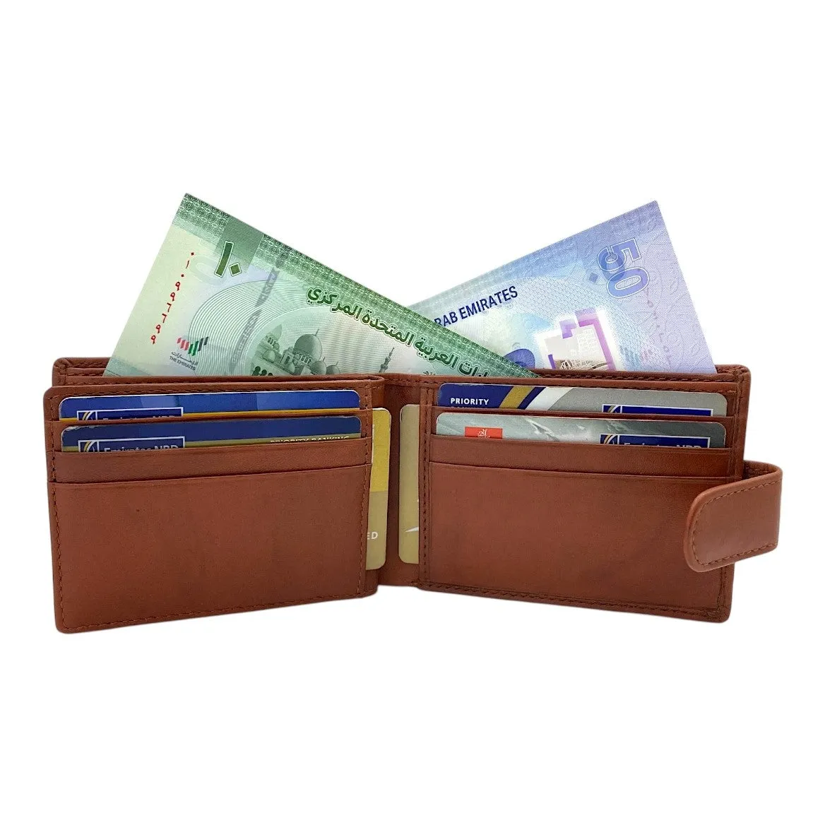 Smooth Top Grain Billfold Wallet # 1074 CC LOOP