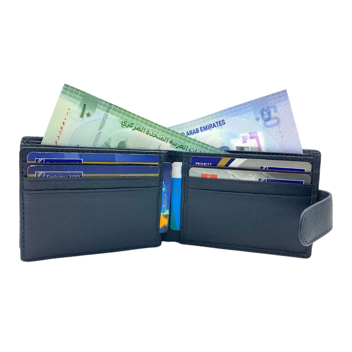 Smooth Top Grain Billfold Wallet # 1074 CC LOOP