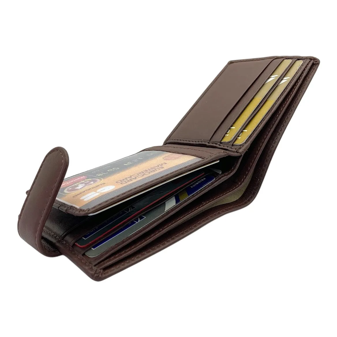 Smooth Top Grain Billfold Wallet # 1074 CC LOOP