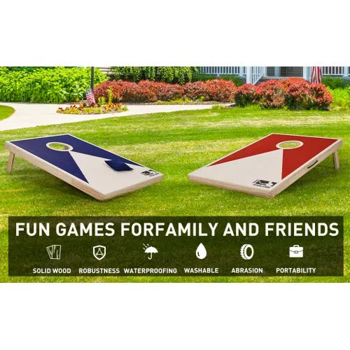 Solid Wood Premium Cornhole Set - 3ft X 2ft Game Board