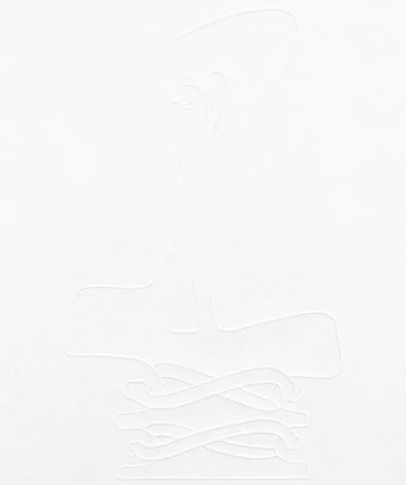SOREL ETROG "GHOST" EMBOSSED PRINT