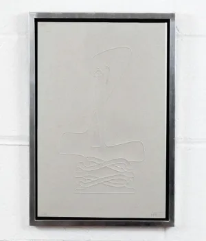 SOREL ETROG "GHOST" EMBOSSED PRINT