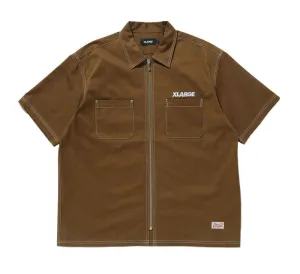 STANDARD LOGO ZIP WORK SHIRT