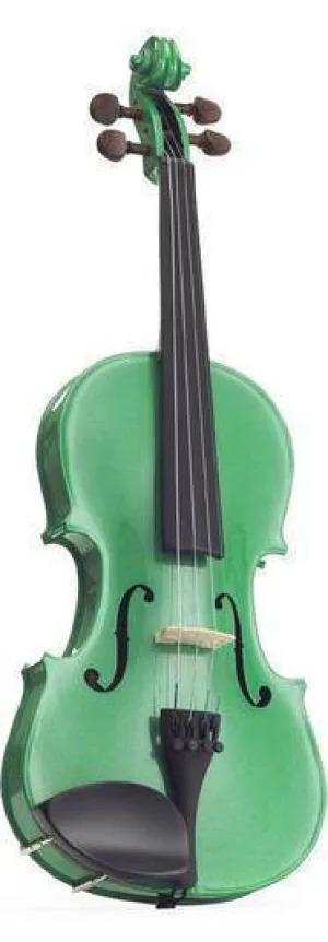 Stentor Harlequin Violin Outfit Sage Green 1/2 Size
