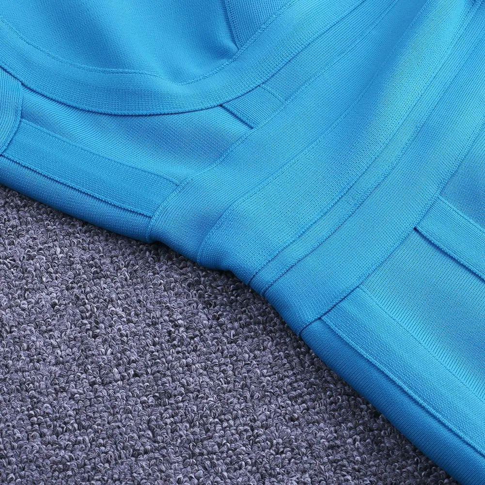 Strappy Sleeveless Backless Mini Bandage Dress