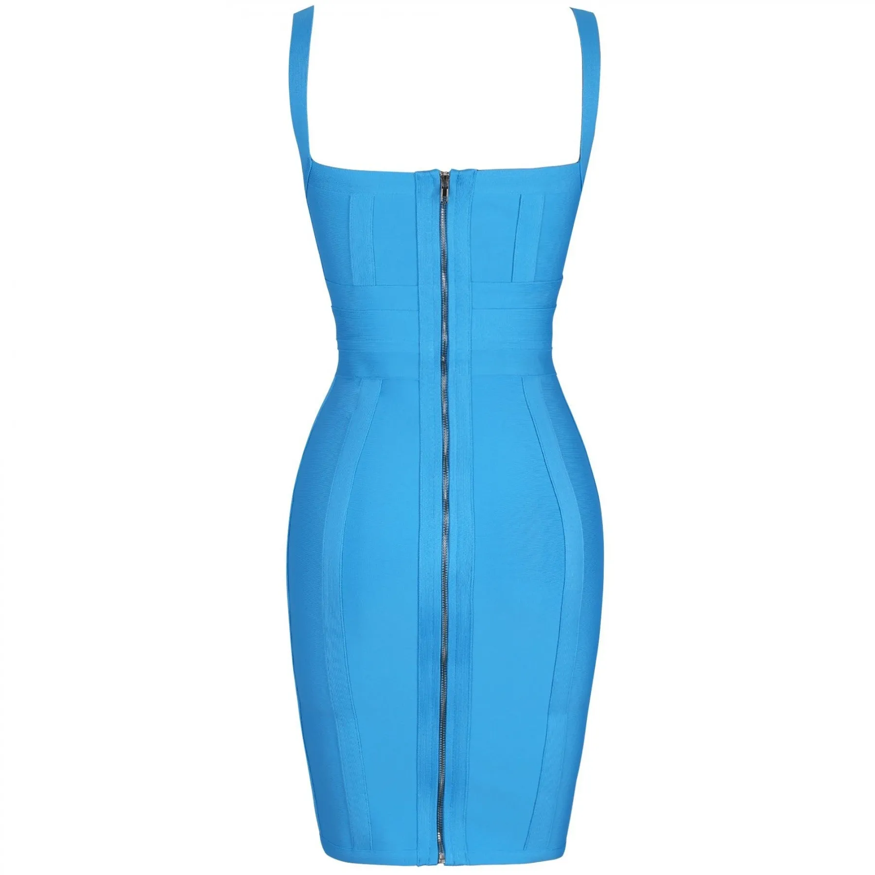 Strappy Sleeveless Backless Mini Bandage Dress