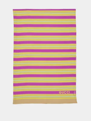 Striped Silk Cotton Stole