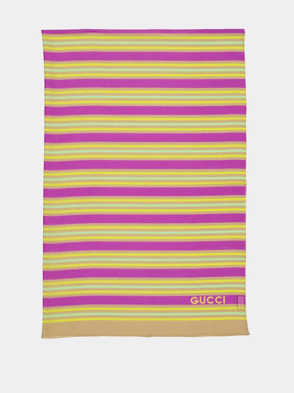 Striped Silk Cotton Stole