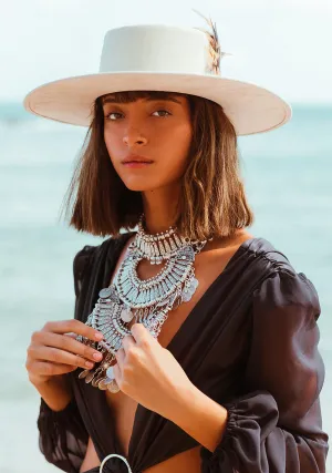 SukiSo Bodrum Coin Collar in Silver