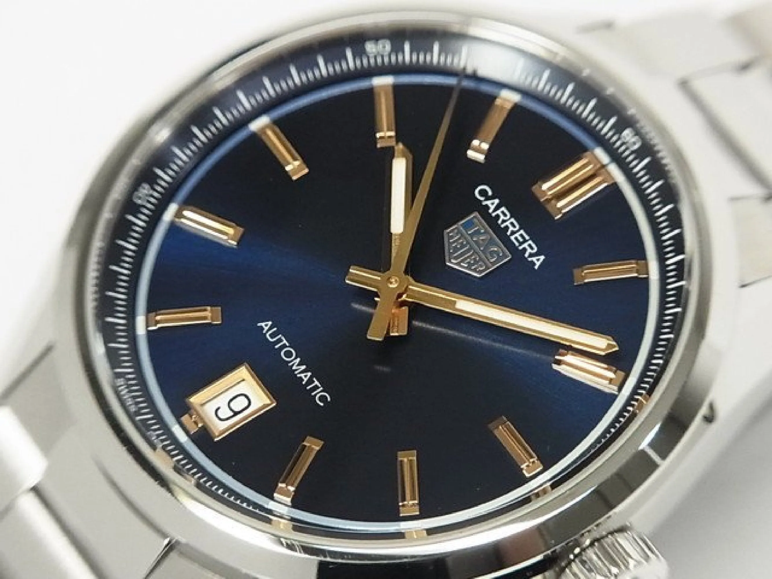 TAG HEUER Carrera date 36 MM blue WBN2311.BA0001 Mens 184059677