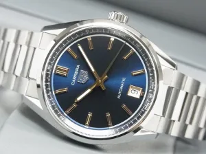 TAG HEUER Carrera date 36 MM blue WBN2311.BA0001 Mens 184059677