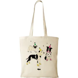 The Baggins Original Tote Bag Dog Party
